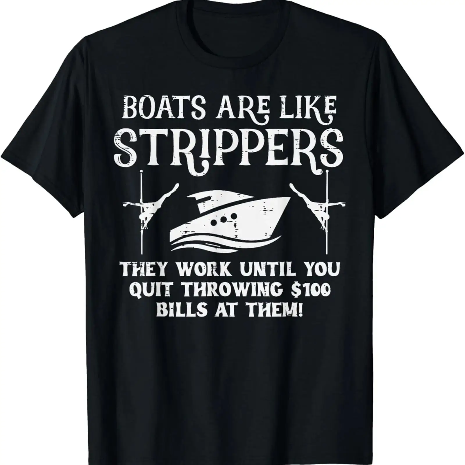 Vintage Yacht Fashion - Boats Are Like Work Until Funny