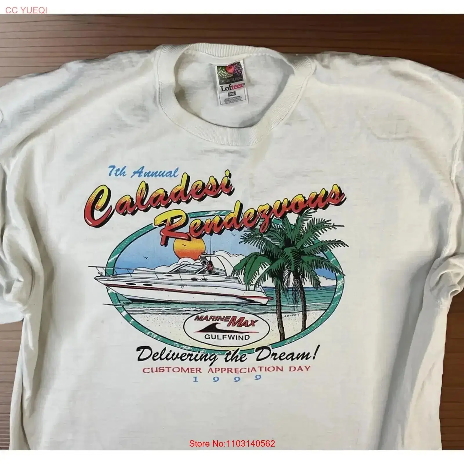 Vintage Yacht Fashion - Vintage Caladesi Rendezvous T Shirt 1999