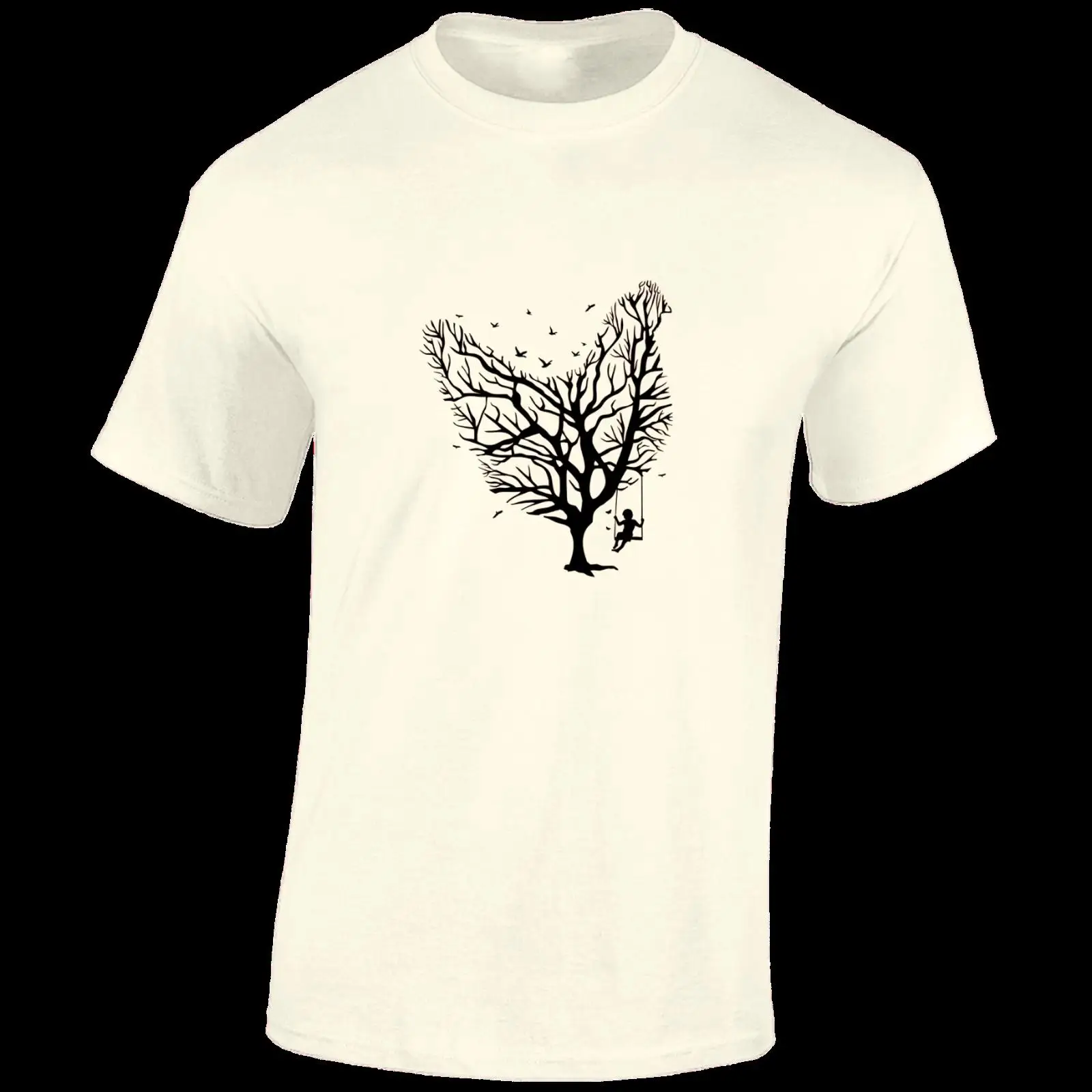 Vintage Fashion Herren - CHICKEN TREE HERREN T SHIRT LUSTIG