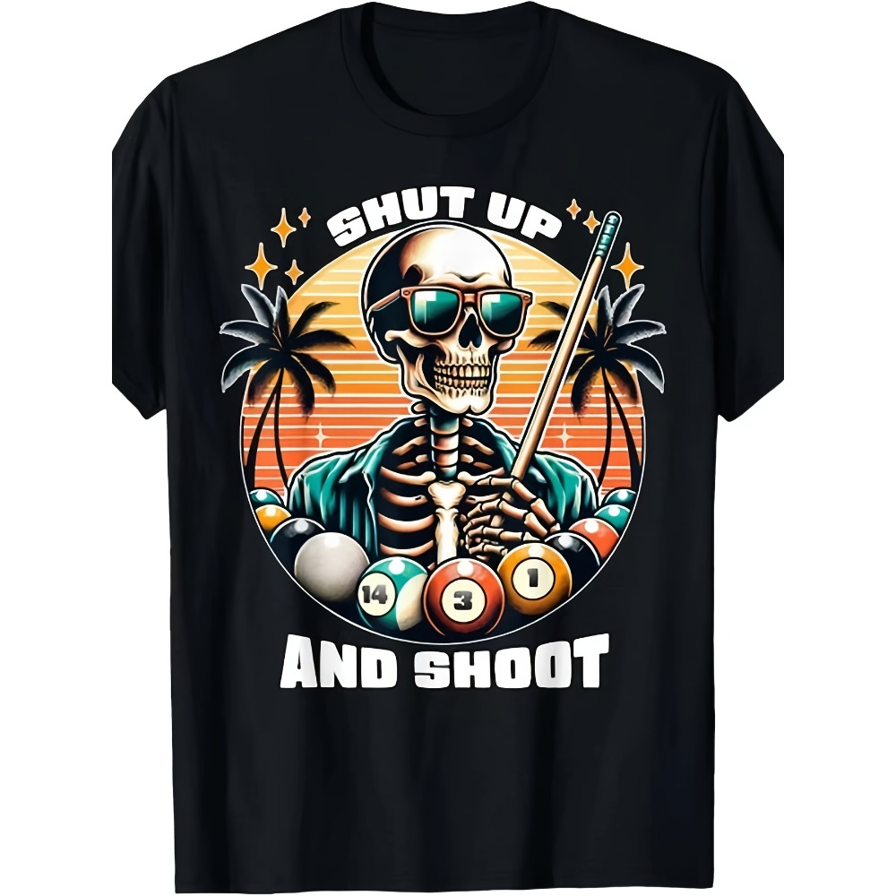 Vintage Fashion Outfits Men - Shut Up And Shoot 9 Ball