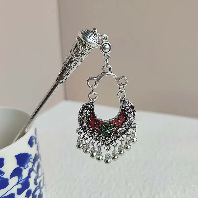 Vintage Fashion In Chinese - New Chinese Style Silver Color Butterfly
