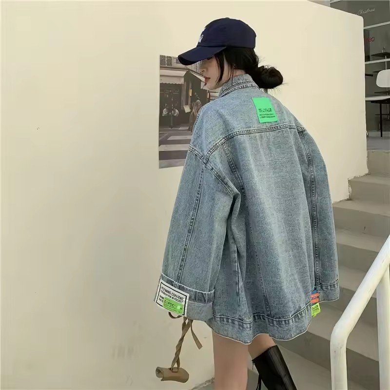 Patchwork Jean Jacket - 2025 New Fashion Denim Jacket Women