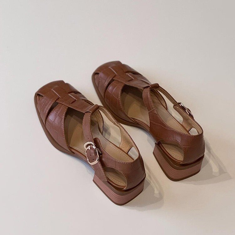 Vintage Fashion Designers - Women's Sandals Summer New Fashion Weave