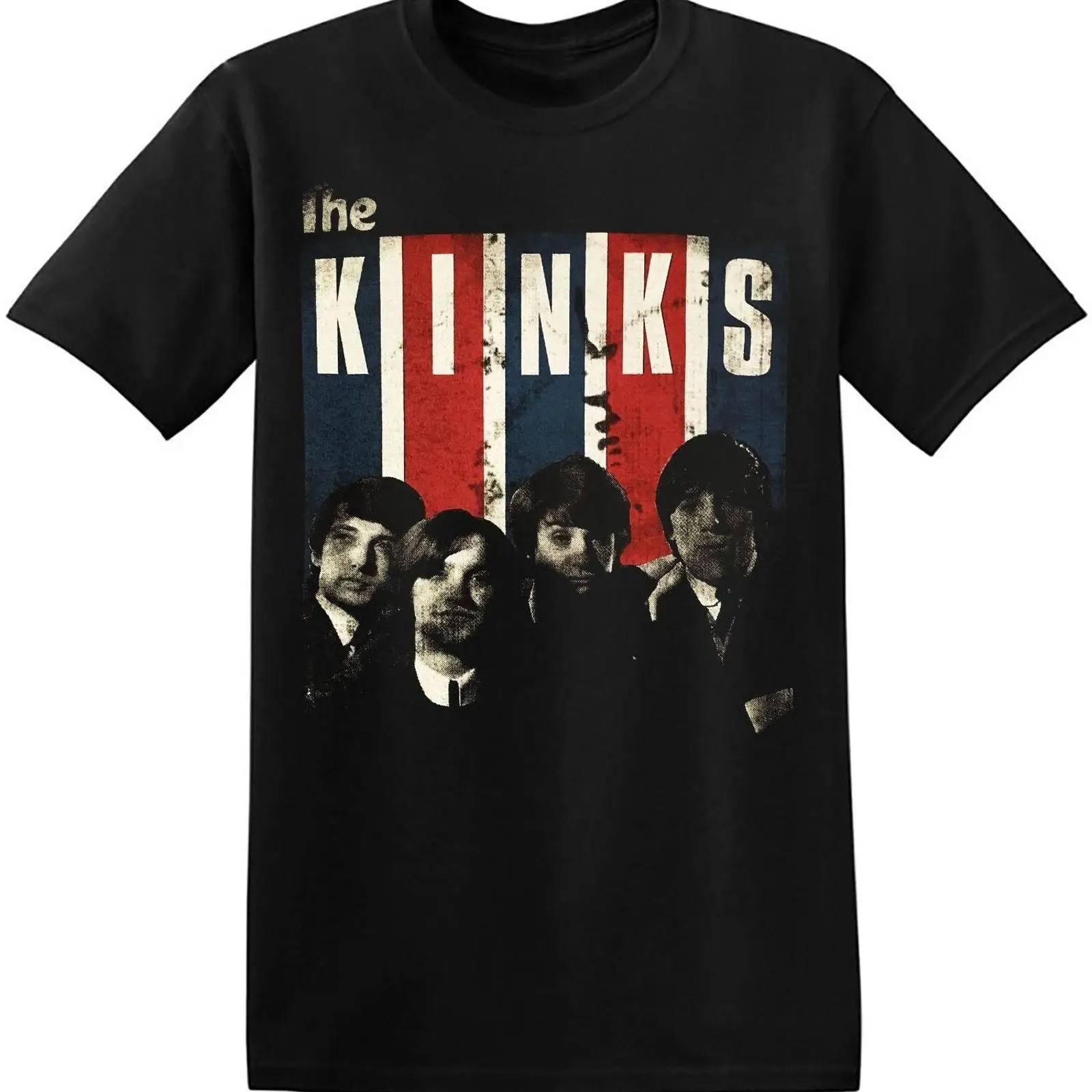Vintage Fashion Herren - The Kinks Band Herren T Shirt