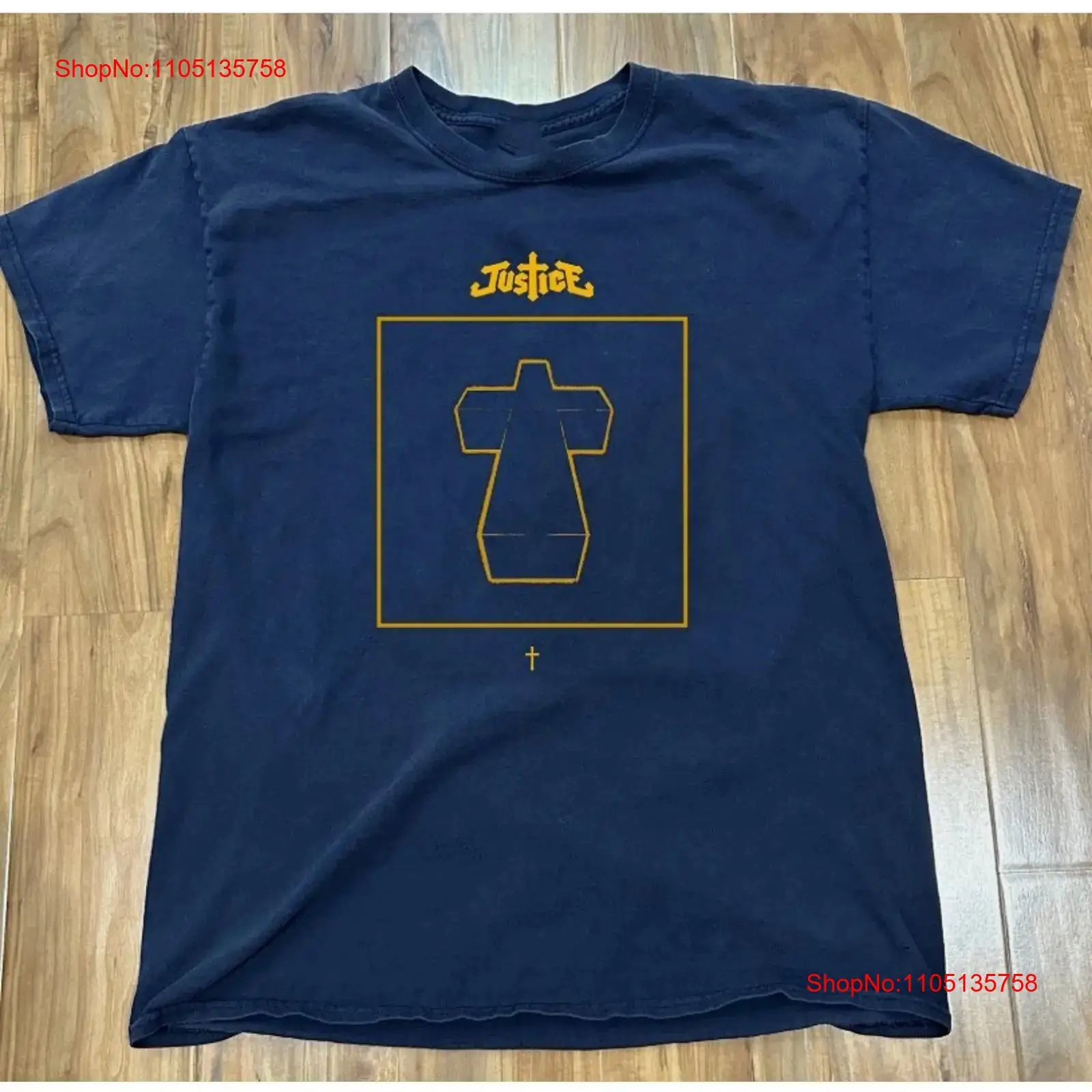 Vintage Fashion News - NEW Justice Cross Album Concert Navy
