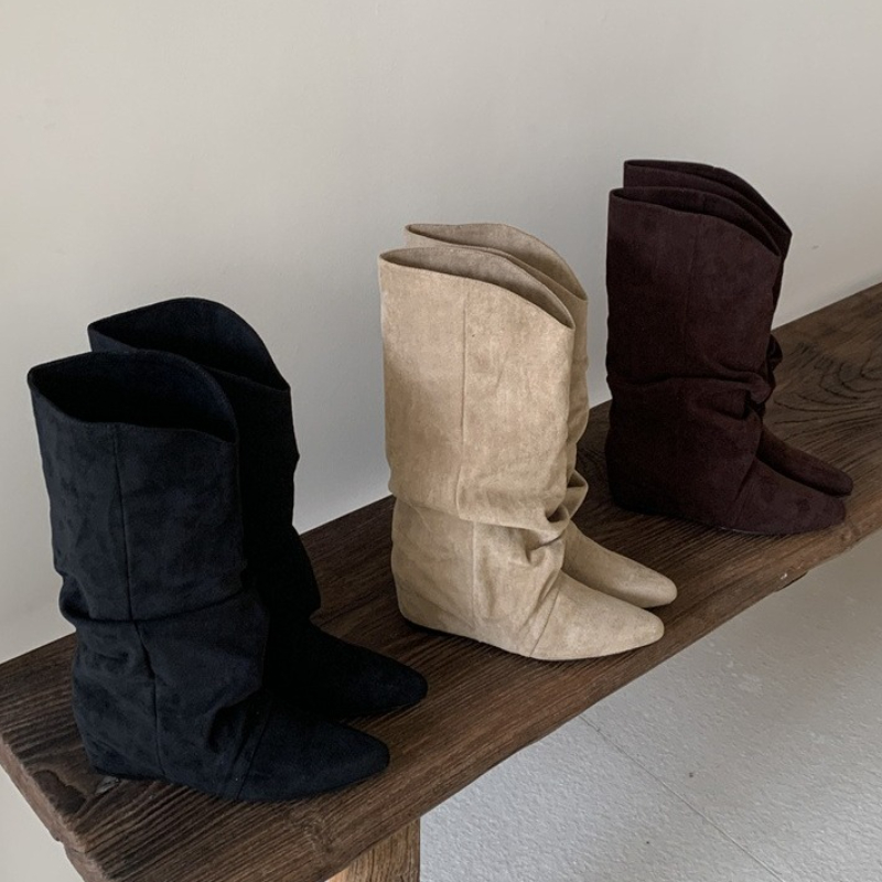 Vintage Old Fashion - Winter Vintage Pleated Women Mordern High