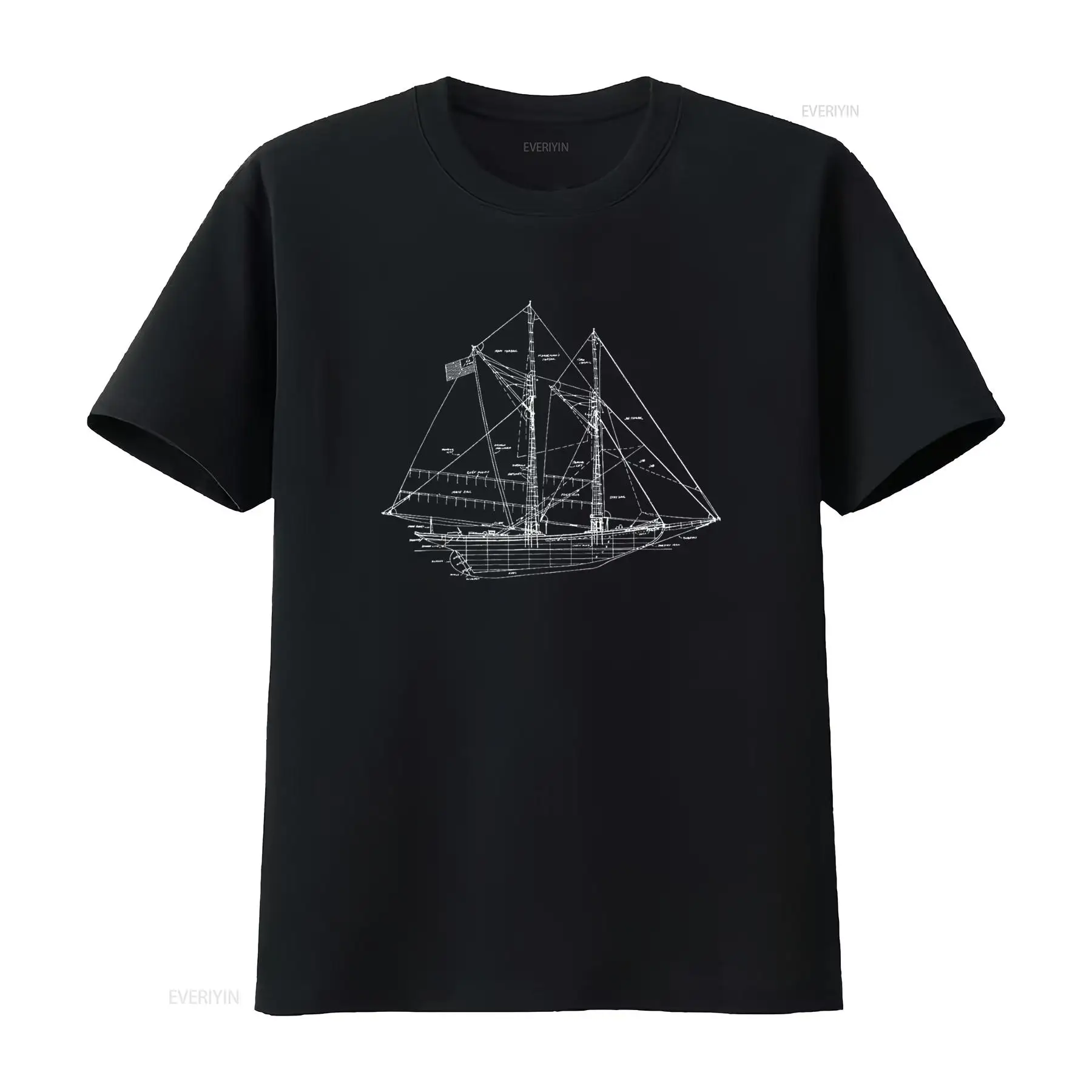 Sailing Vintage Blueprint Sail - Vintage Yacht Fashion recensione e prezzo
