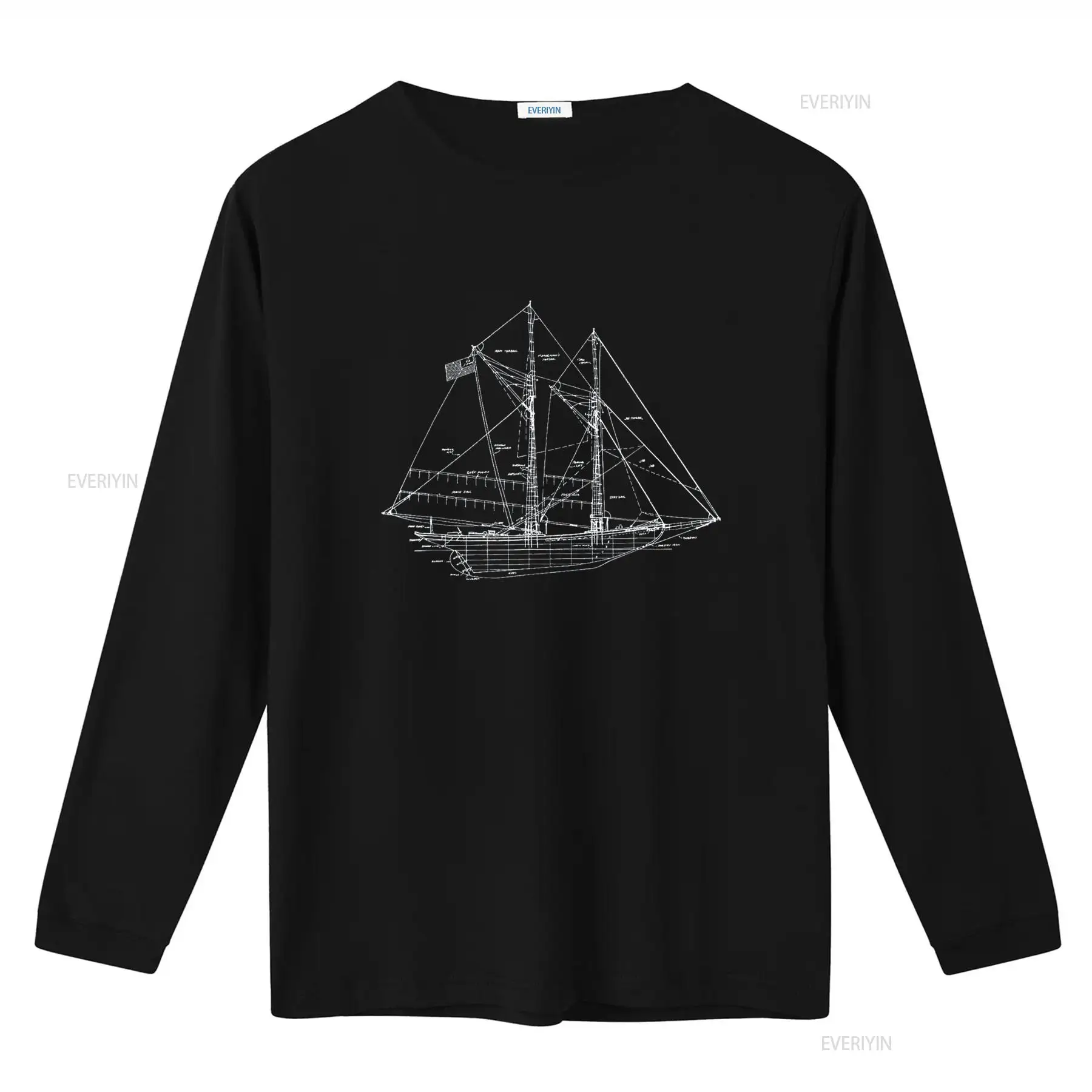 Sailing Vintage Blueprint Sail - Vintage Yacht Fashion recensione e prezzo