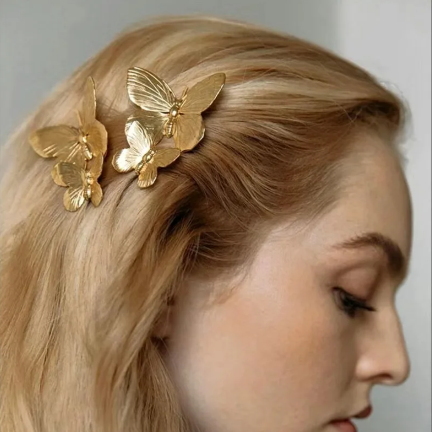 Vintage Butterfly Metal Hairpi - Vintage Fashion In Chinese recensione e prezzo