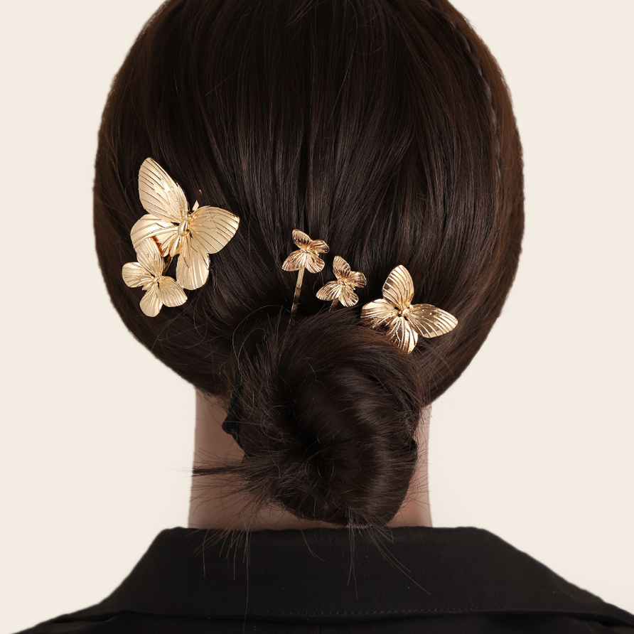 Vintage Butterfly Metal Hairpi - Vintage Fashion In Chinese recensione e prezzo