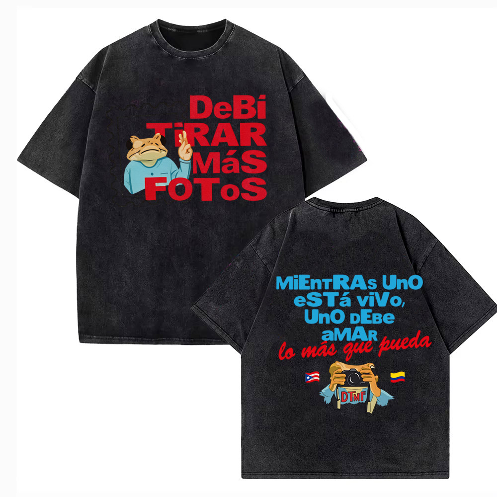 Rapper Bad Bunny T-shirt Debi  - Vintage Fashion World recensione e prezzo