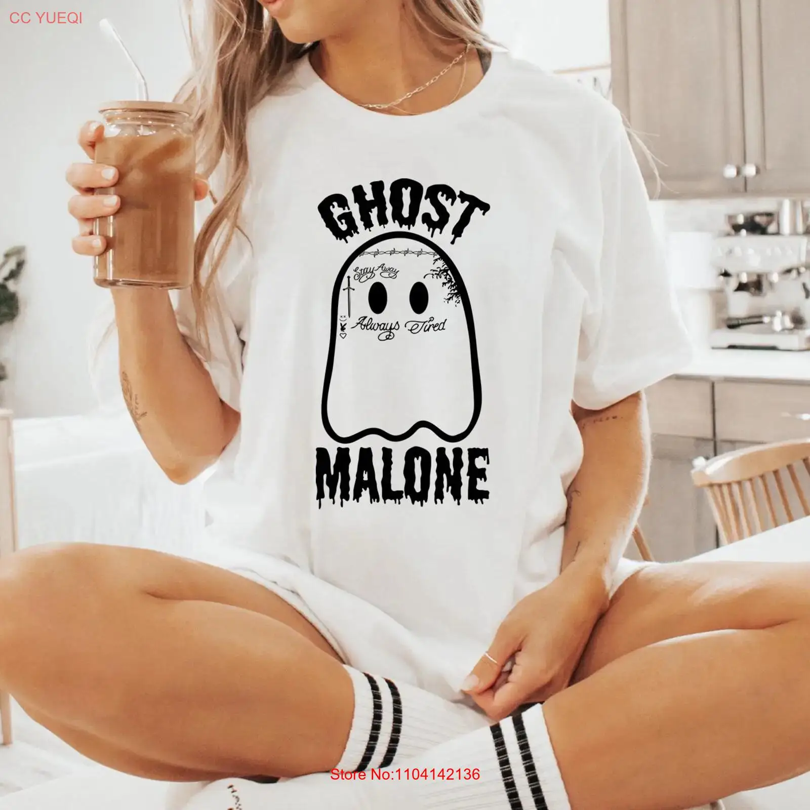 Ghost Malone T Shirt Funny Hal - Vintage Vibes Fashion recensione e prezzo