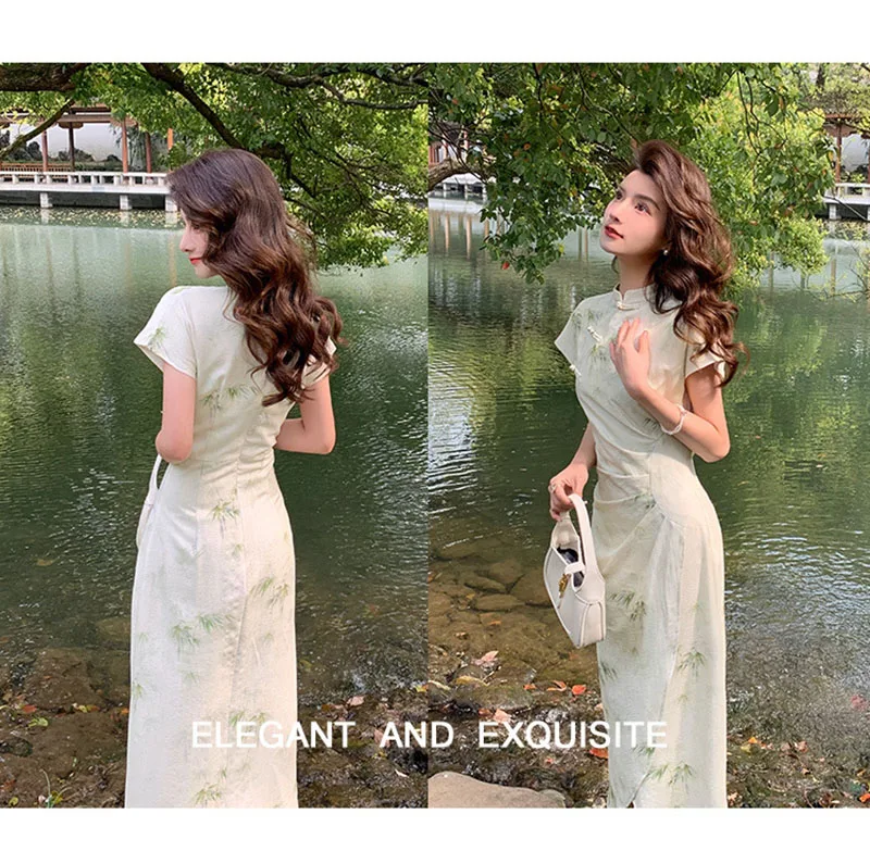 2023 New Chinese Style Dress C - Vintage Fashion Look recensione e prezzo