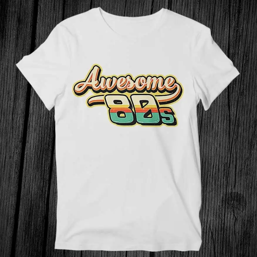 Awesome 80s Vibes T Shirt Adul - Vintage Vibes Fashion recensione e prezzo