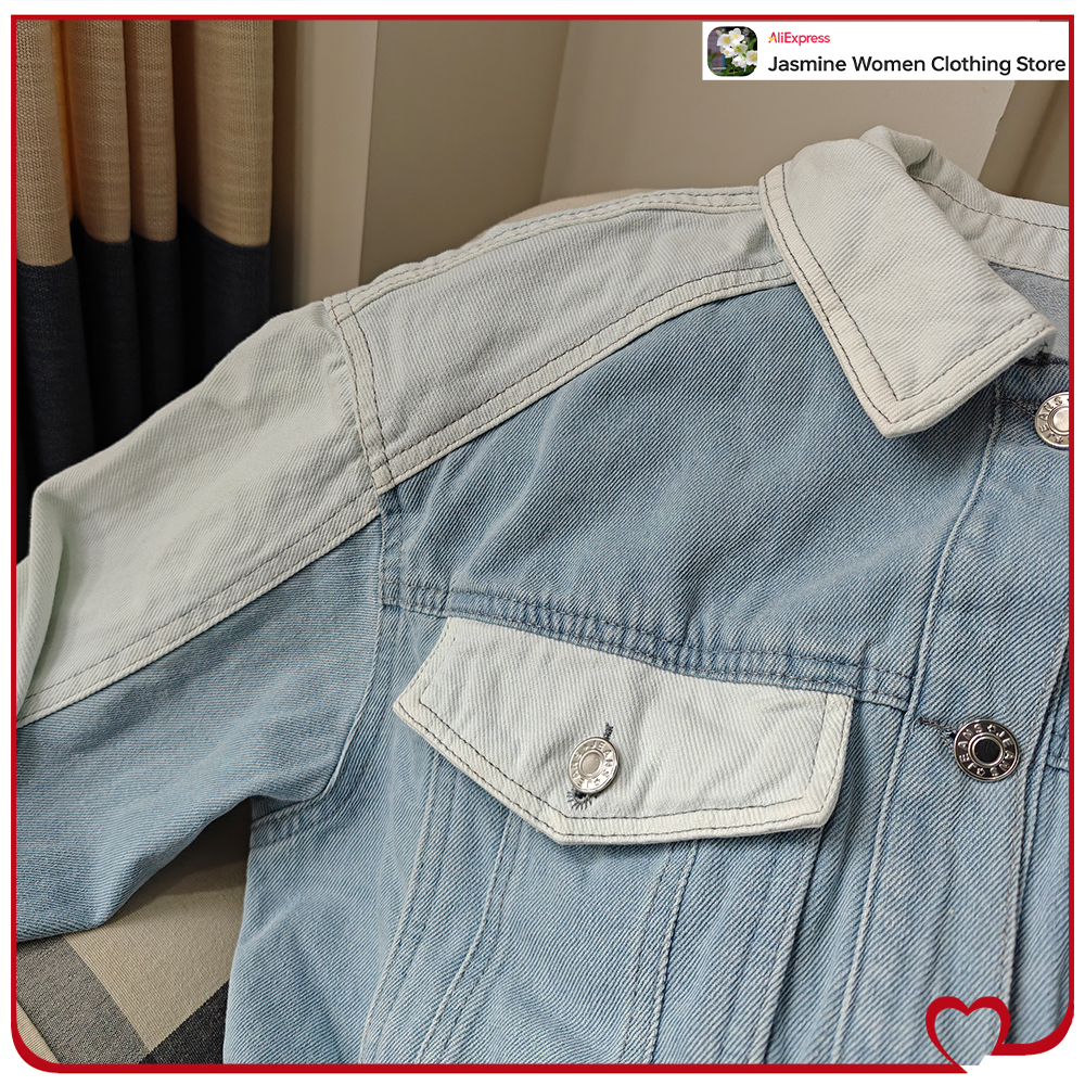 Casual Cowgirl Co-ord Sets Sty - Patchwork Jean Jacket recensione e prezzo