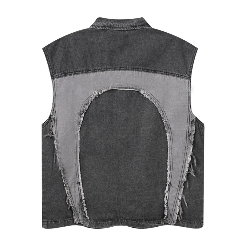 European and American mens Lap - Patchwork Jean Jacket recensione e prezzo