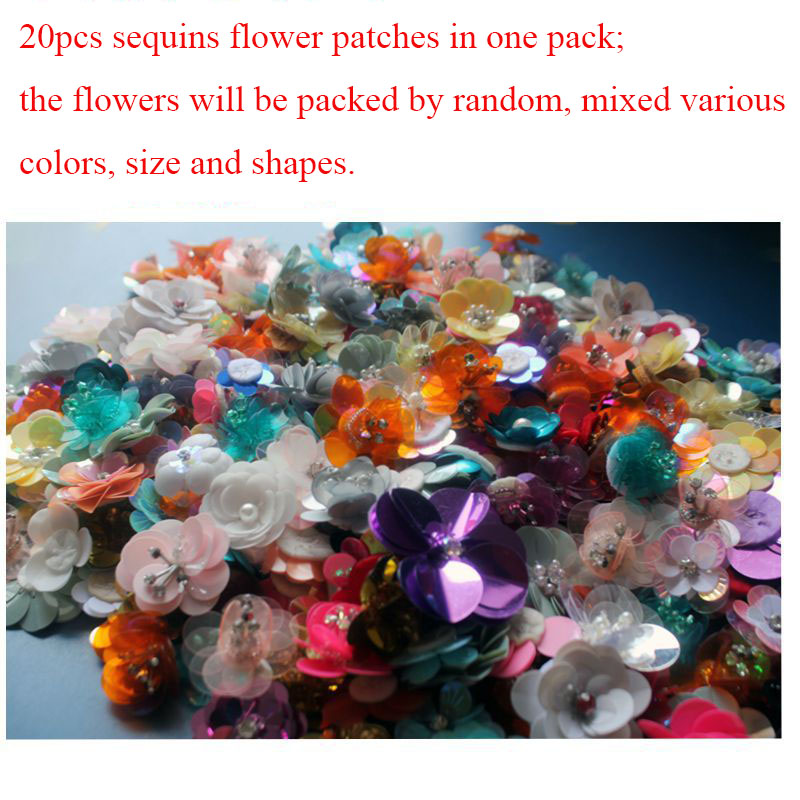 20PCS/Pack Random Sequins Flow - Patchwork Jean Jacket recensione e prezzo