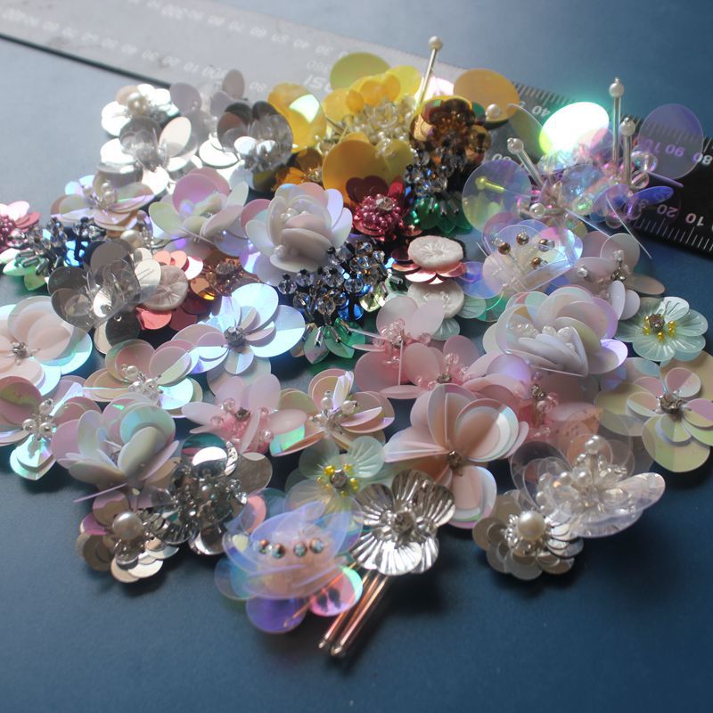 20PCS/Pack Random Sequins Flow - Patchwork Jean Jacket recensione e prezzo
