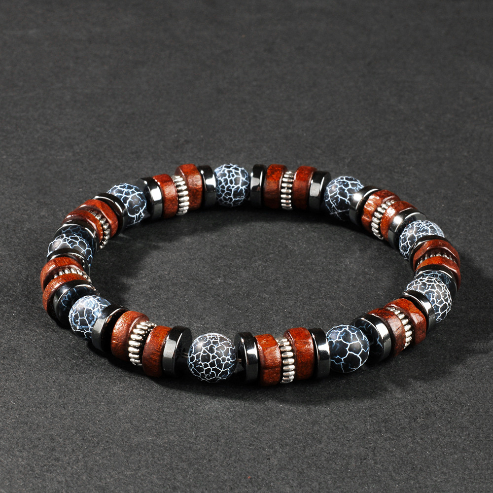 Weathered agate bracelet men n - Vintage Fashion Outfits Men recensione e prezzo