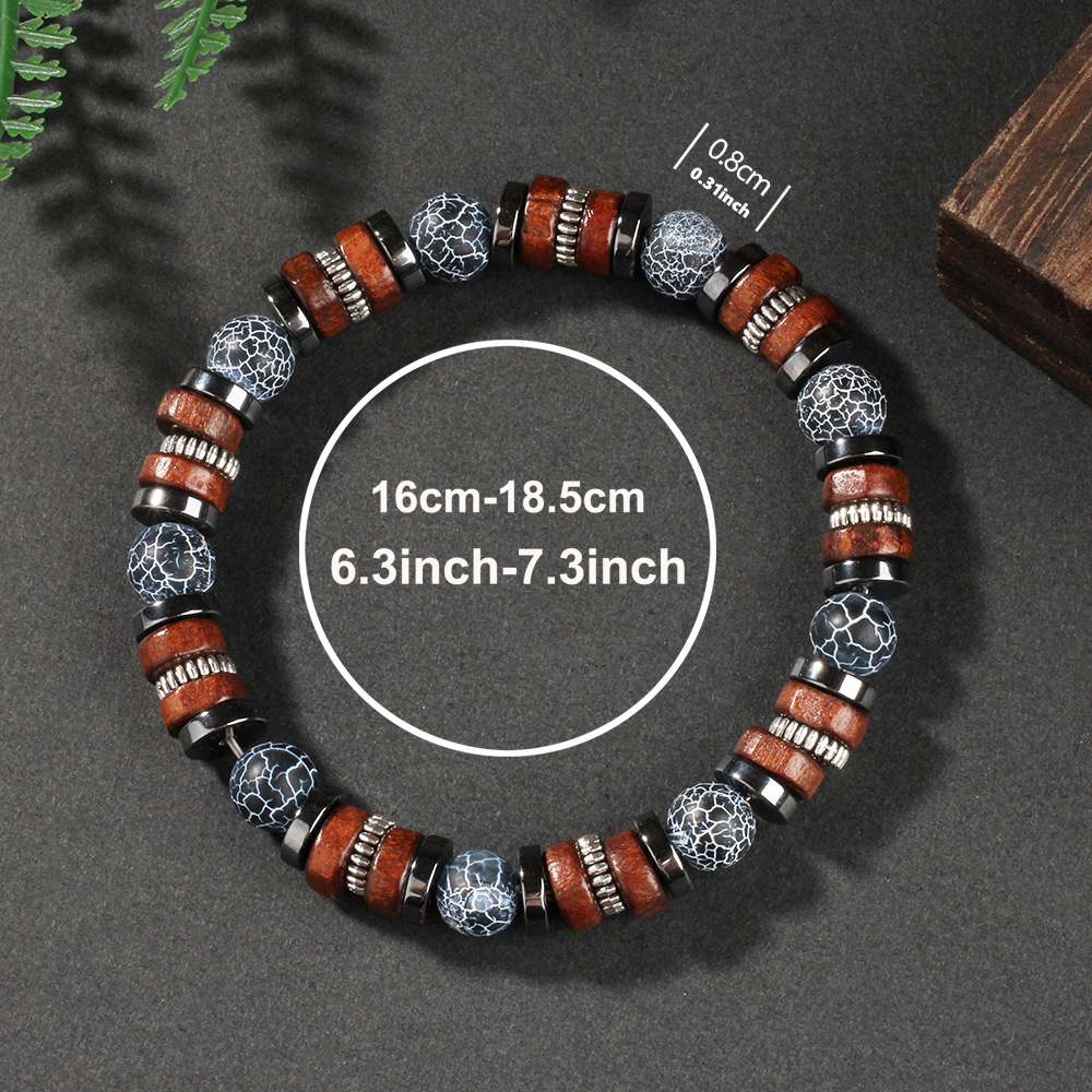 Weathered agate bracelet men n - Vintage Fashion Outfits Men recensione e prezzo