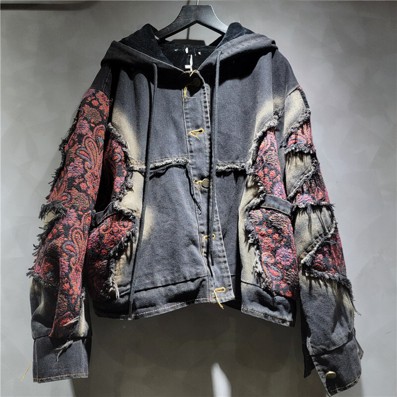 WTHT Fashion Women's Wash Patc - Patchwork Jean Jacket recensione e prezzo