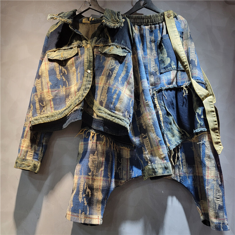 WTHT Fashion Women's Irregular - Patchwork Jean Jacket recensione e prezzo