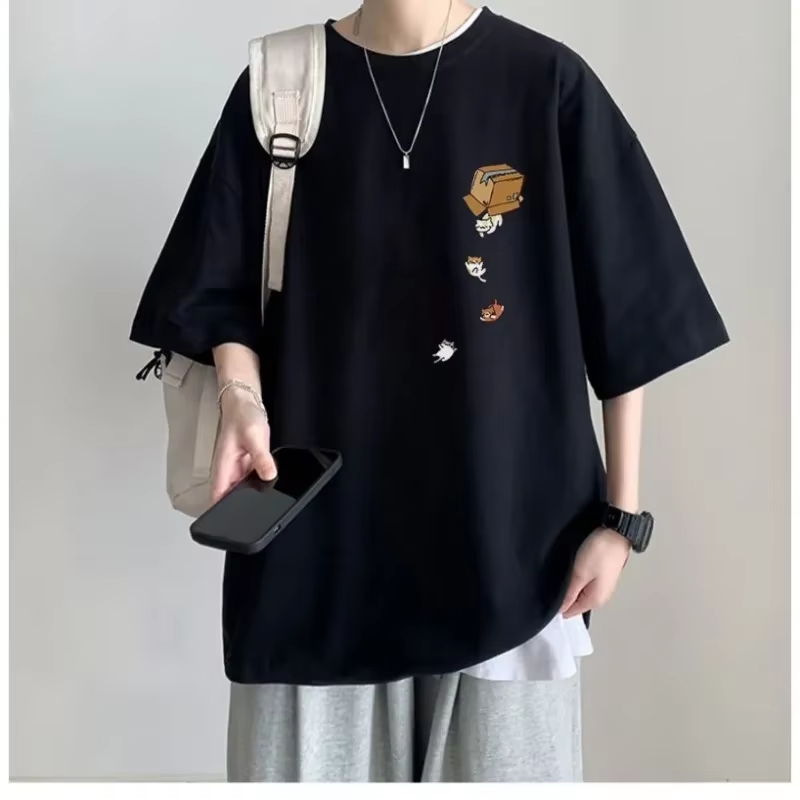 M-4XL Men Oversized Korean Fas - Vintage Fashion Outfits Men recensione e prezzo