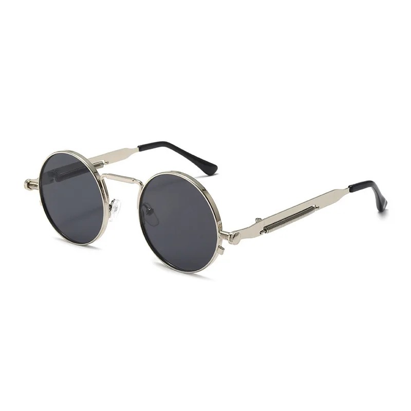 Vintage Metal Frame Round Sung - Vintage Fashion Female recensione e prezzo