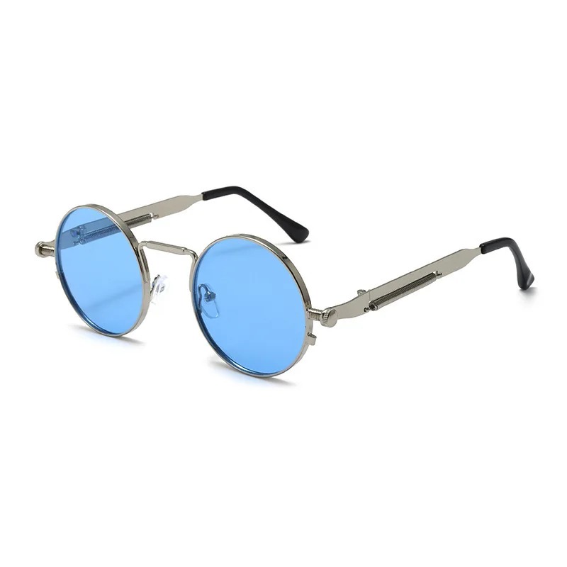 Vintage Metal Frame Round Sung - Vintage Fashion Female recensione e prezzo