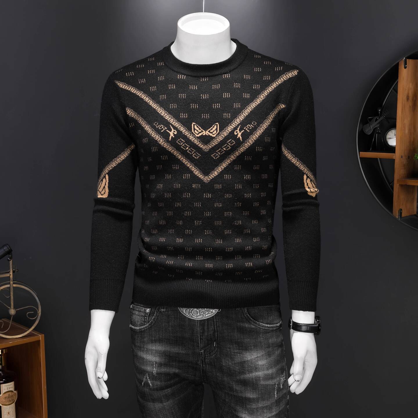 Vintage Fashion Sweater Men Wi - Vintage Fashion Outfits Men recensione e prezzo