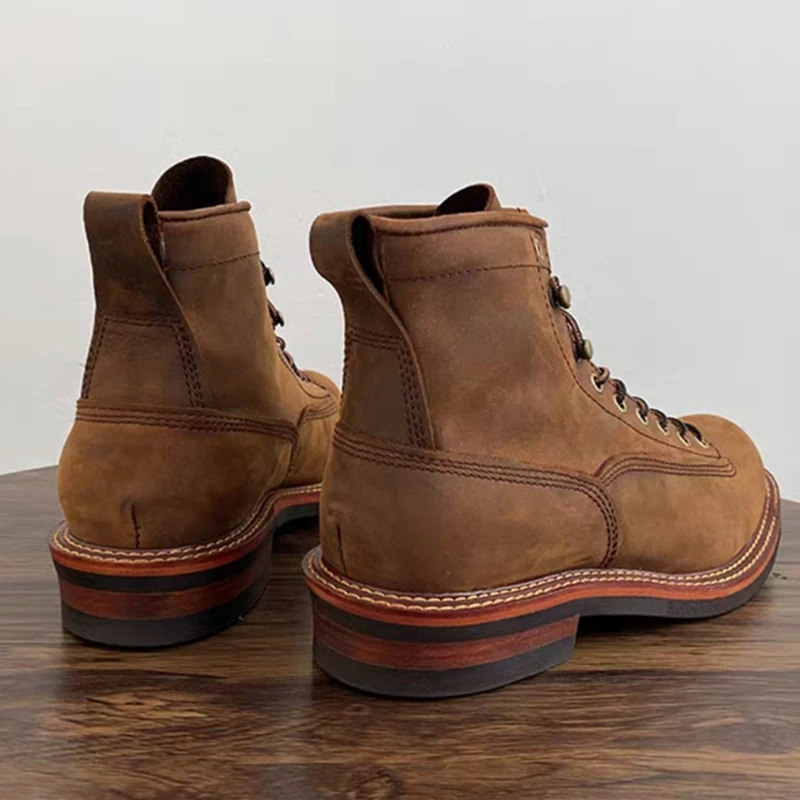 Vintage British Men Ankle Boot - Vintage Old Fashion recensione e prezzo