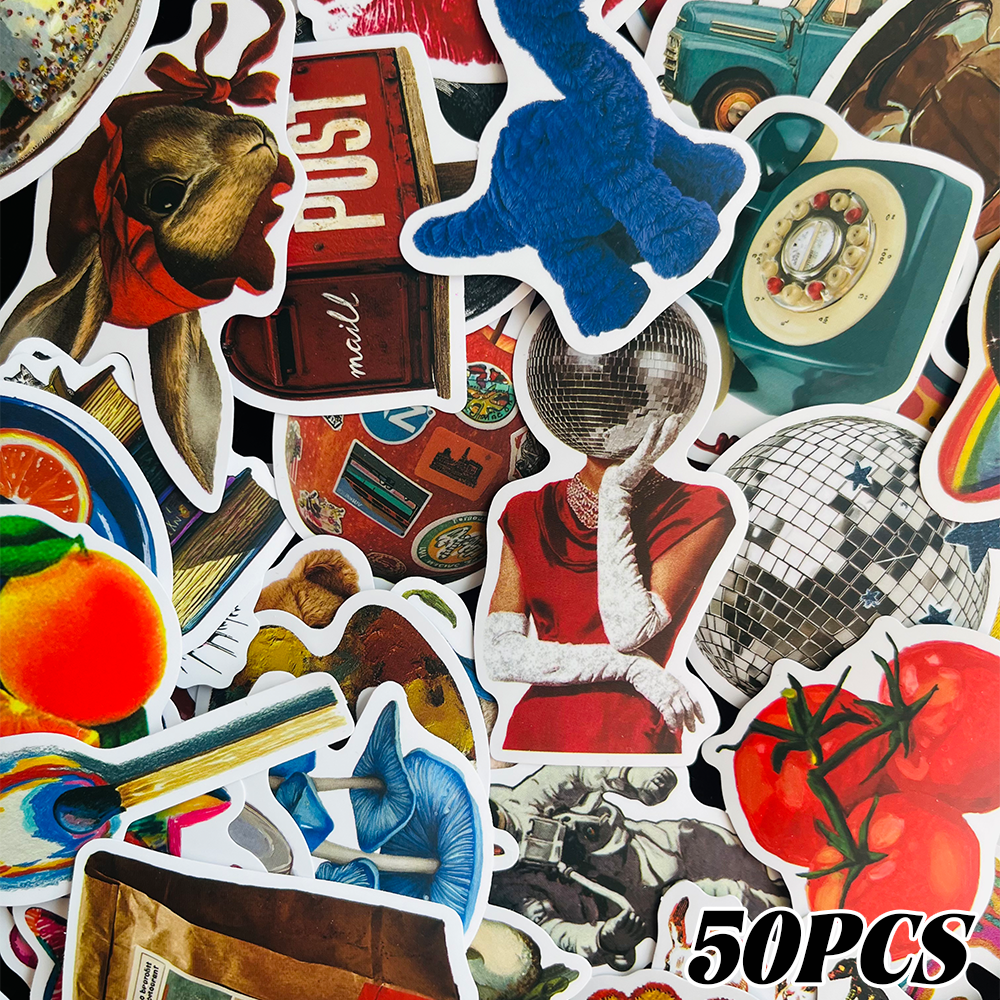 50PCS Vintage Y2K Stickers Fas - Vintage Fashion Magazine recensione e prezzo
