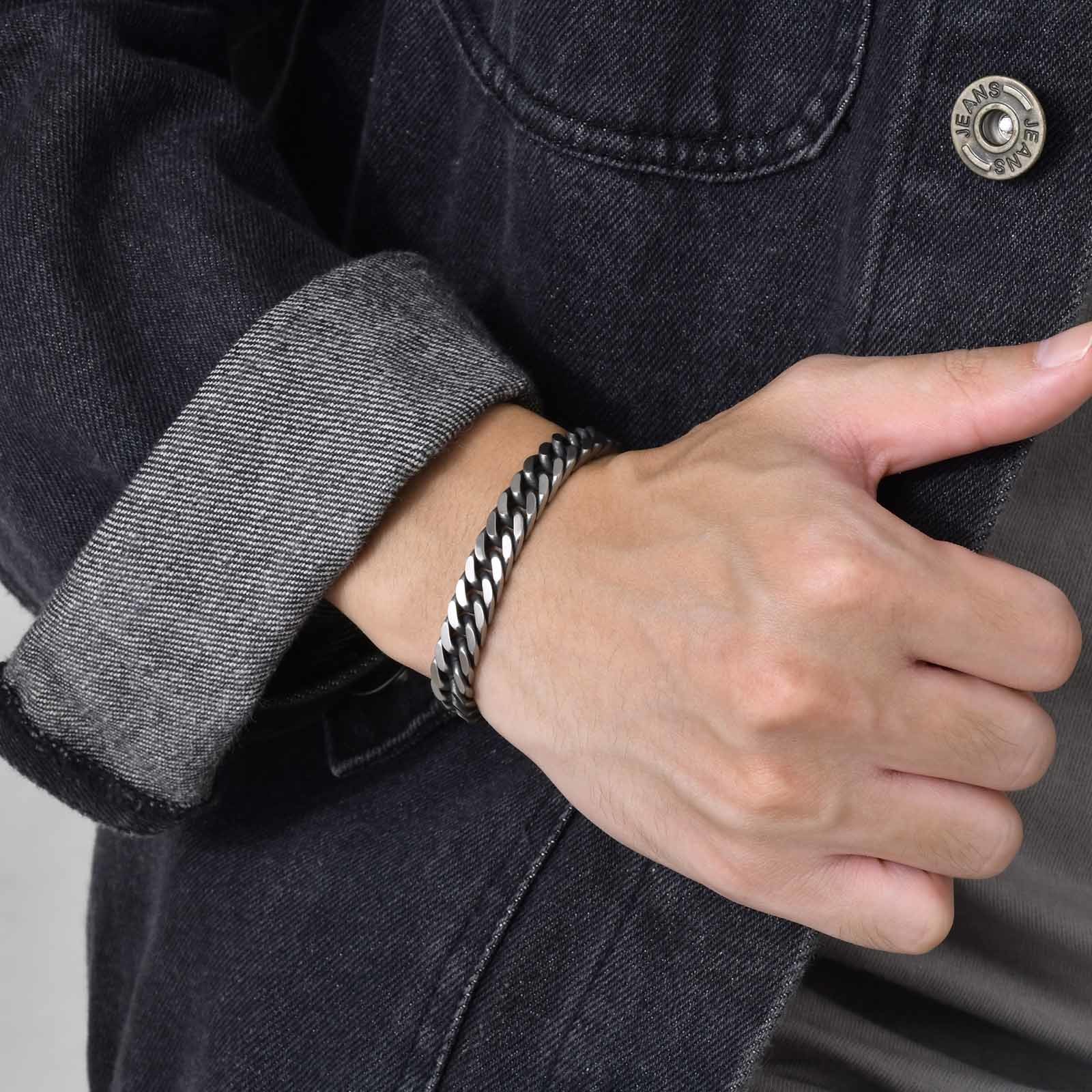 Vnox Chunky Retro Cuban Chain  - Vintage Fashion Outfits Men recensione e prezzo