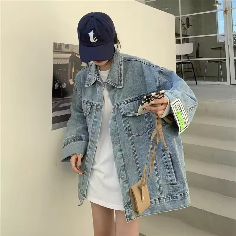 2025 New Fashion Denim Jacket  - Patchwork Jean Jacket recensione e prezzo