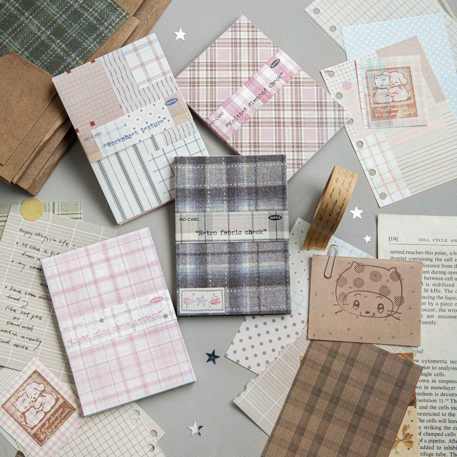 50pcs creative plaid Decor Scr - Vintage Fashion Magazine recensione e prezzo