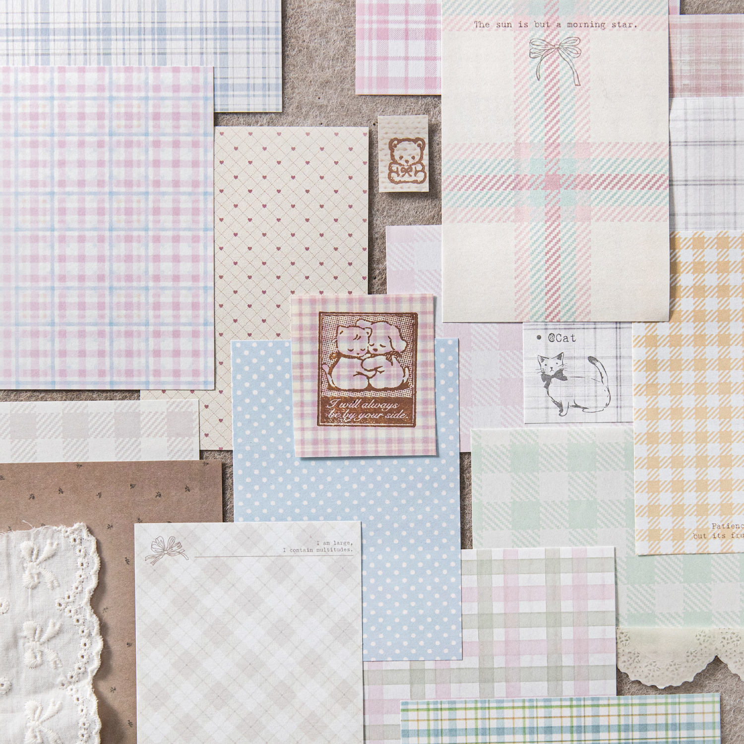 50pcs creative plaid Decor Scr - Vintage Fashion Magazine recensione e prezzo
