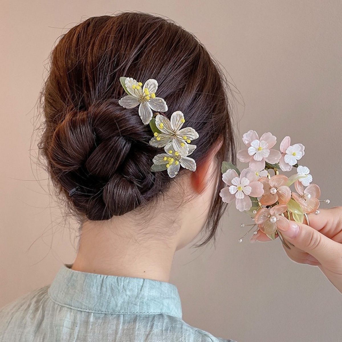 Vintage Flower Hairpin Elegant - Vintage Fashion In Chinese recensione e prezzo