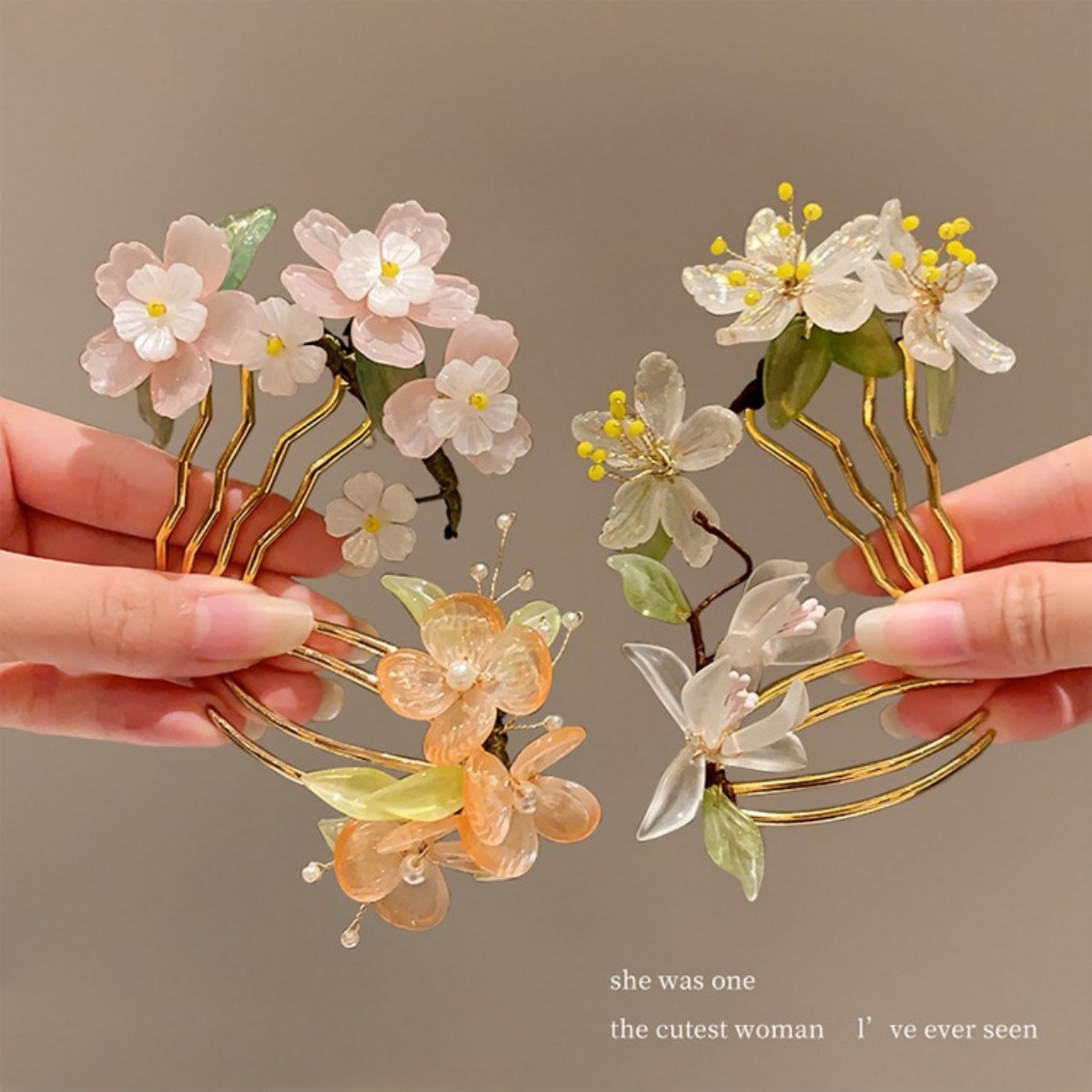 Vintage Flower Hairpin Elegant - Vintage Fashion In Chinese recensione e prezzo