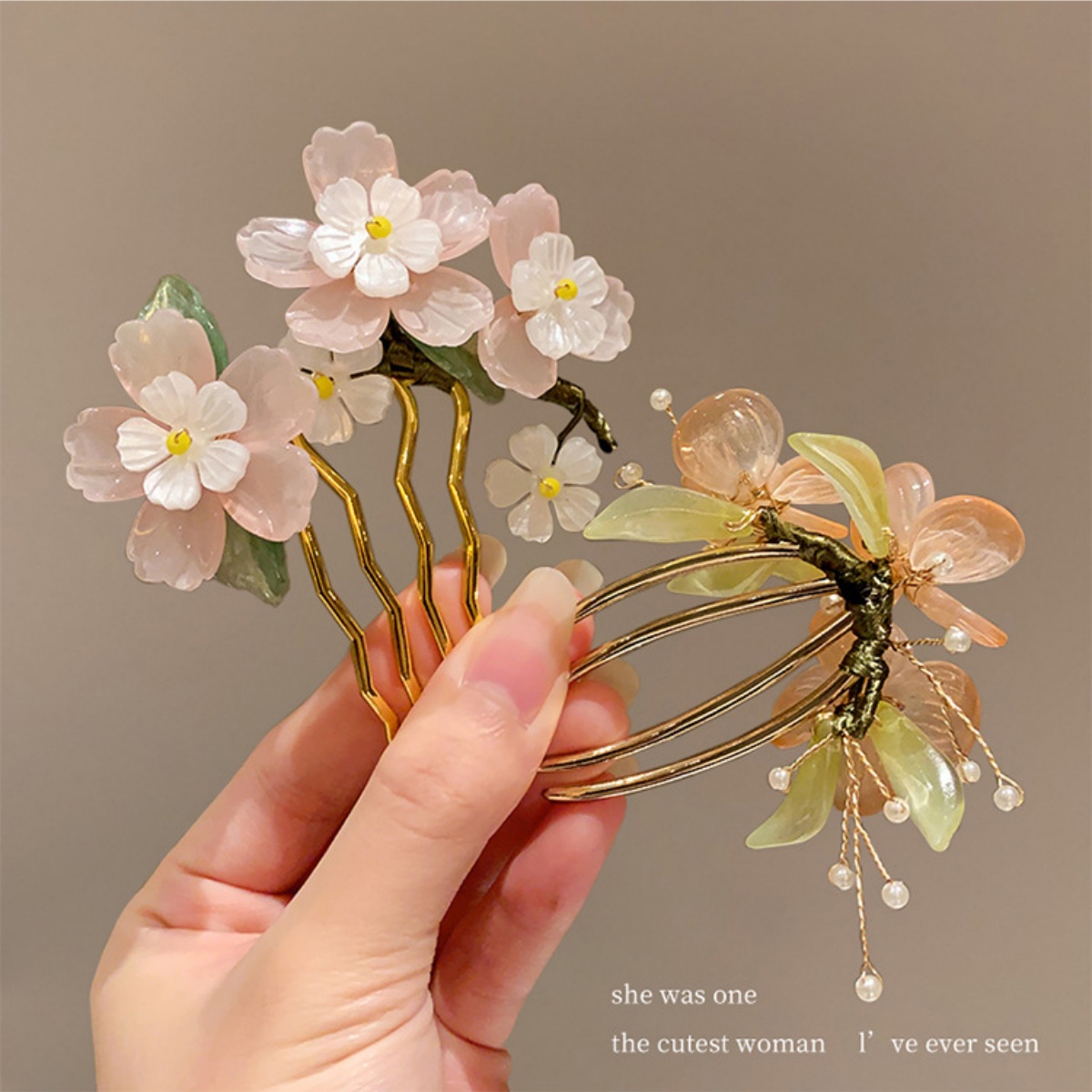 Vintage Flower Hairpin Elegant - Vintage Fashion In Chinese recensione e prezzo