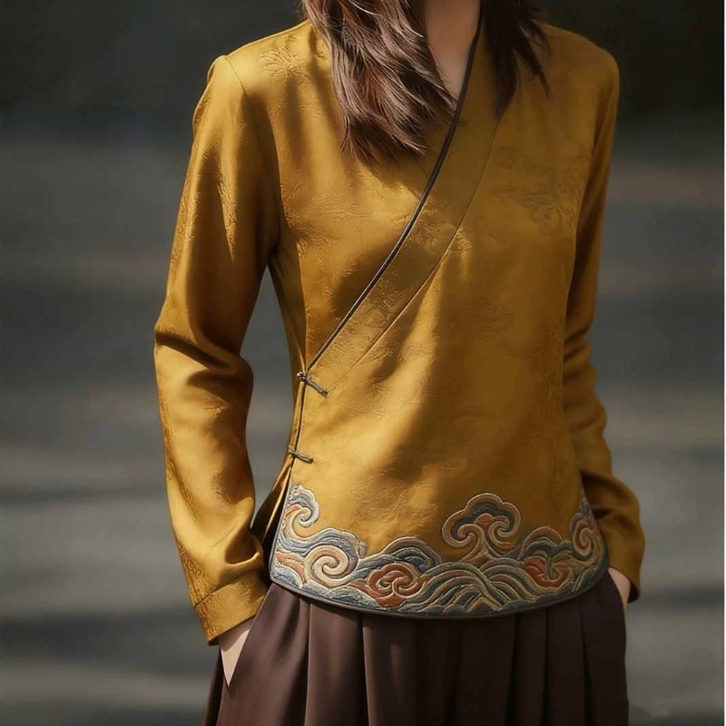 Chinese Style Women's Blouses  - Vintage Fashion In Chinese recensione e prezzo