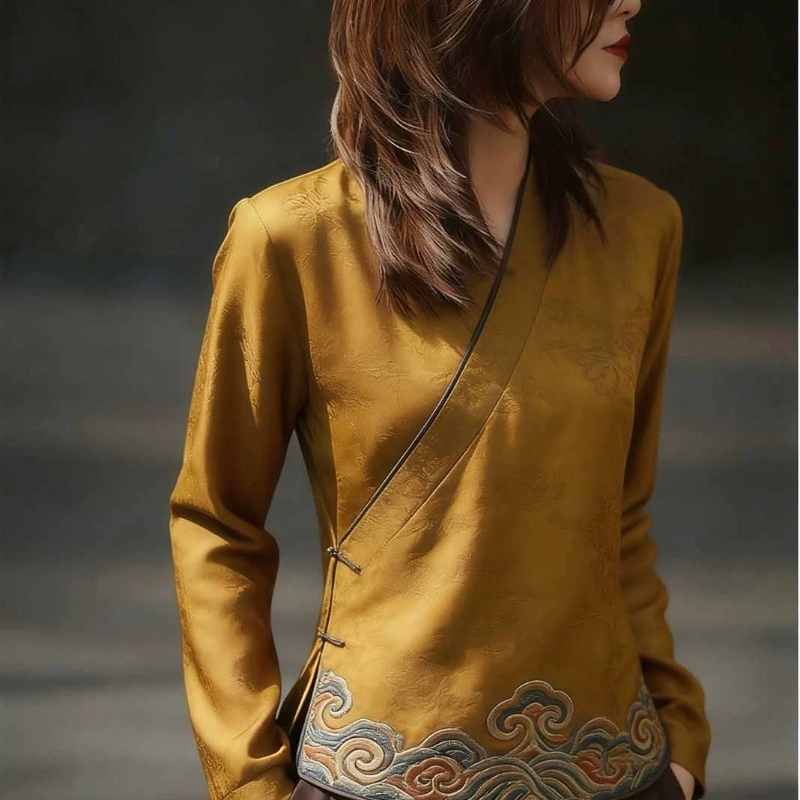 Chinese Style Women's Blouses  - Vintage Fashion In Chinese recensione e prezzo