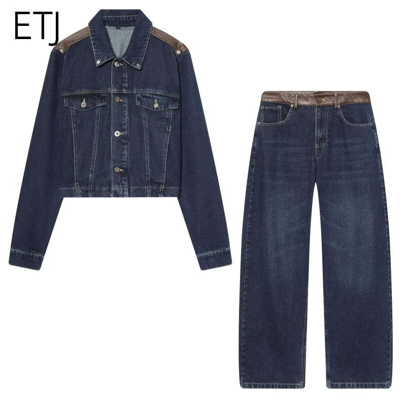 ETJ Women's Denim Jacket & Jea - Patchwork Jean Jacket recensione e prezzo