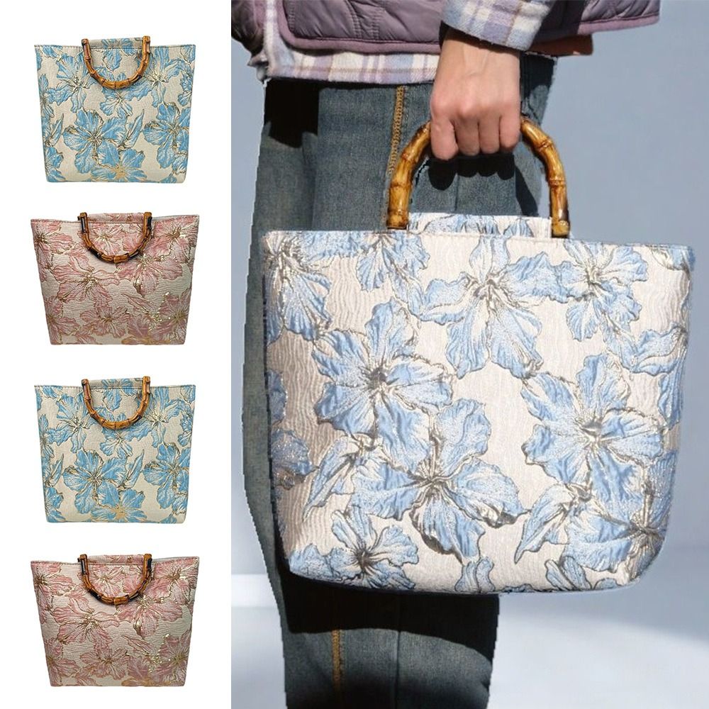 Bamboo Handle Hanfu Tote Bag V - Vintage Fashion In Chinese recensione e prezzo