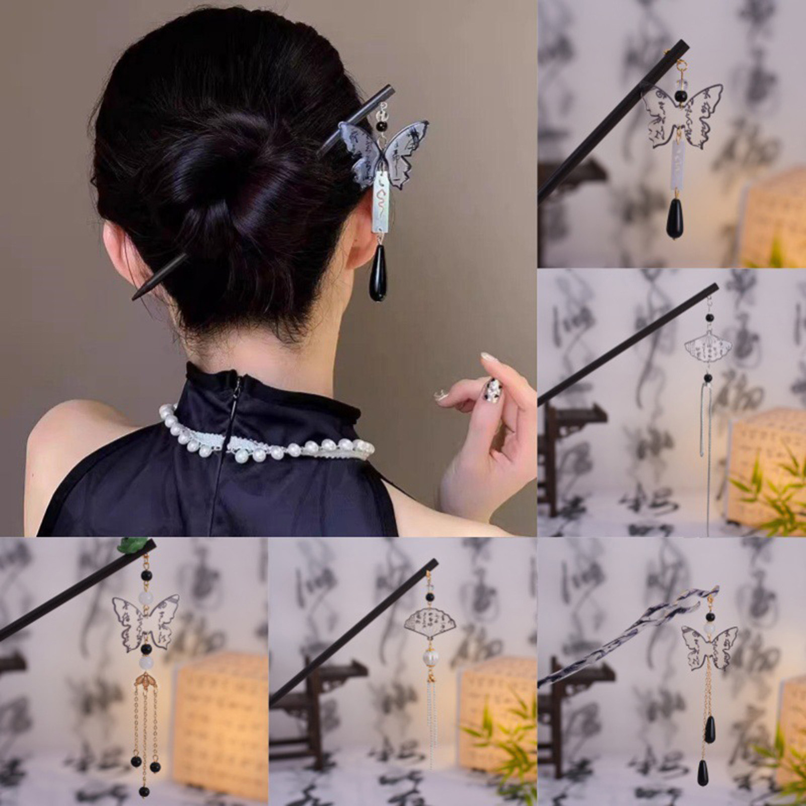 Vintage Wooden Hairpin For Wom - Vintage Fashion In Chinese recensione e prezzo