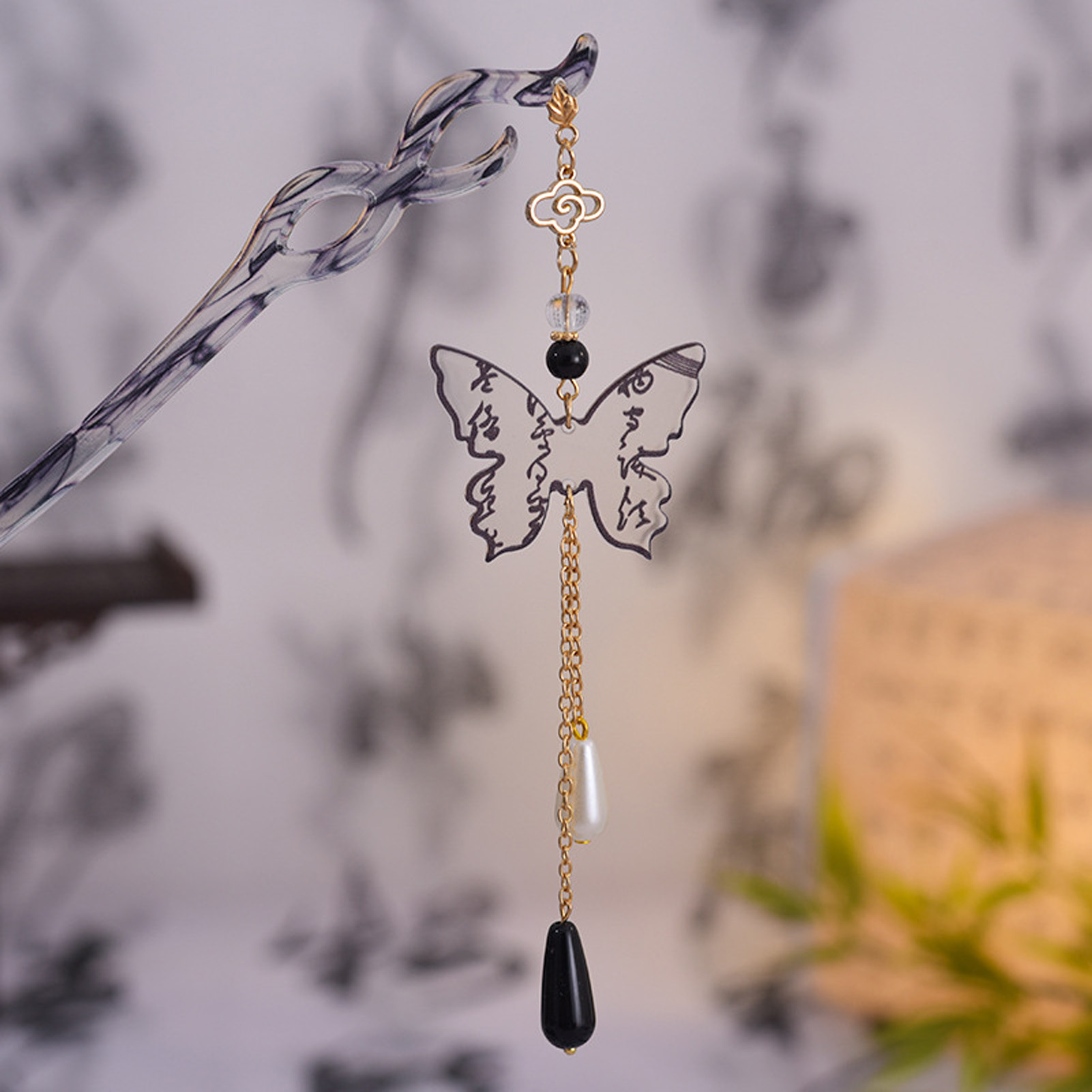 Vintage Wooden Hairpin For Wom - Vintage Fashion In Chinese recensione e prezzo