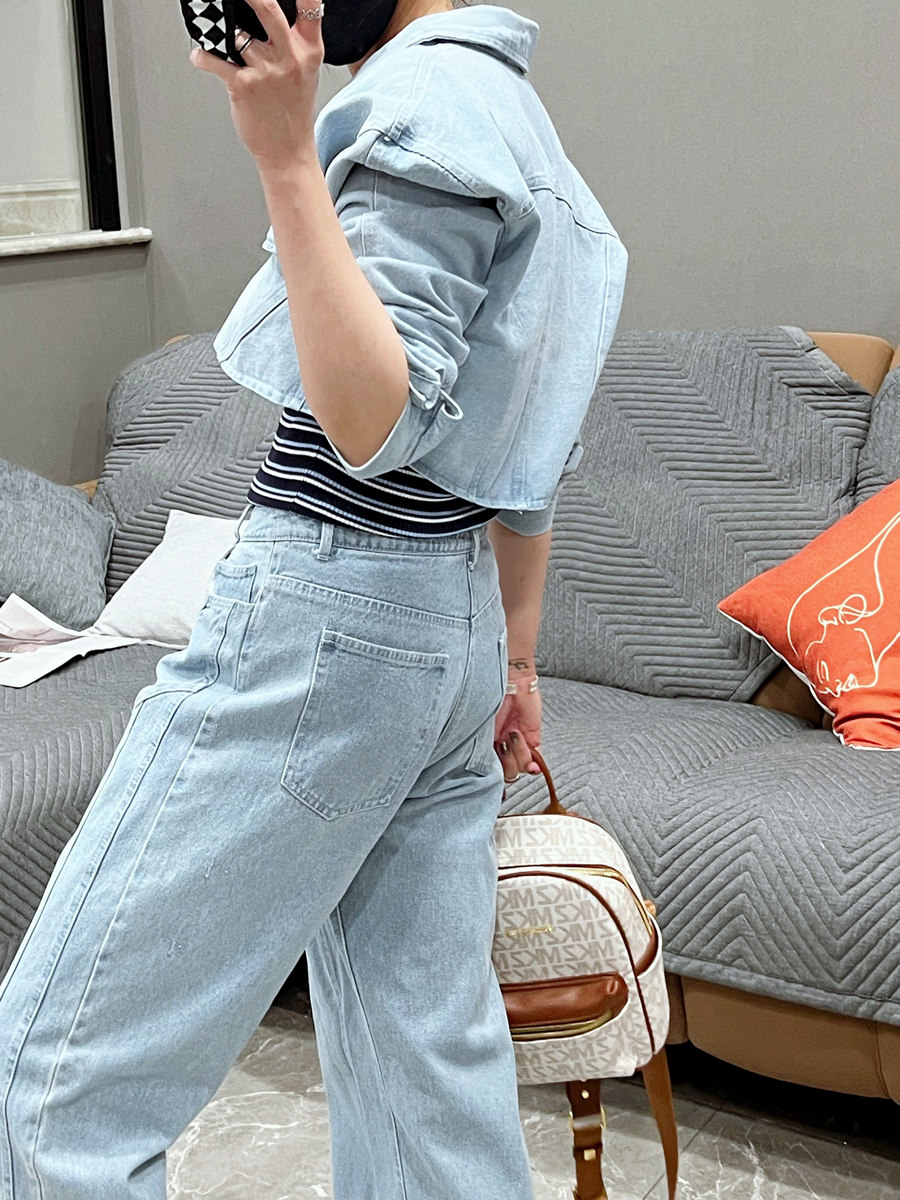 Warmo Casual Denim Jacket Wome - Patchwork Jean Jacket recensione e prezzo