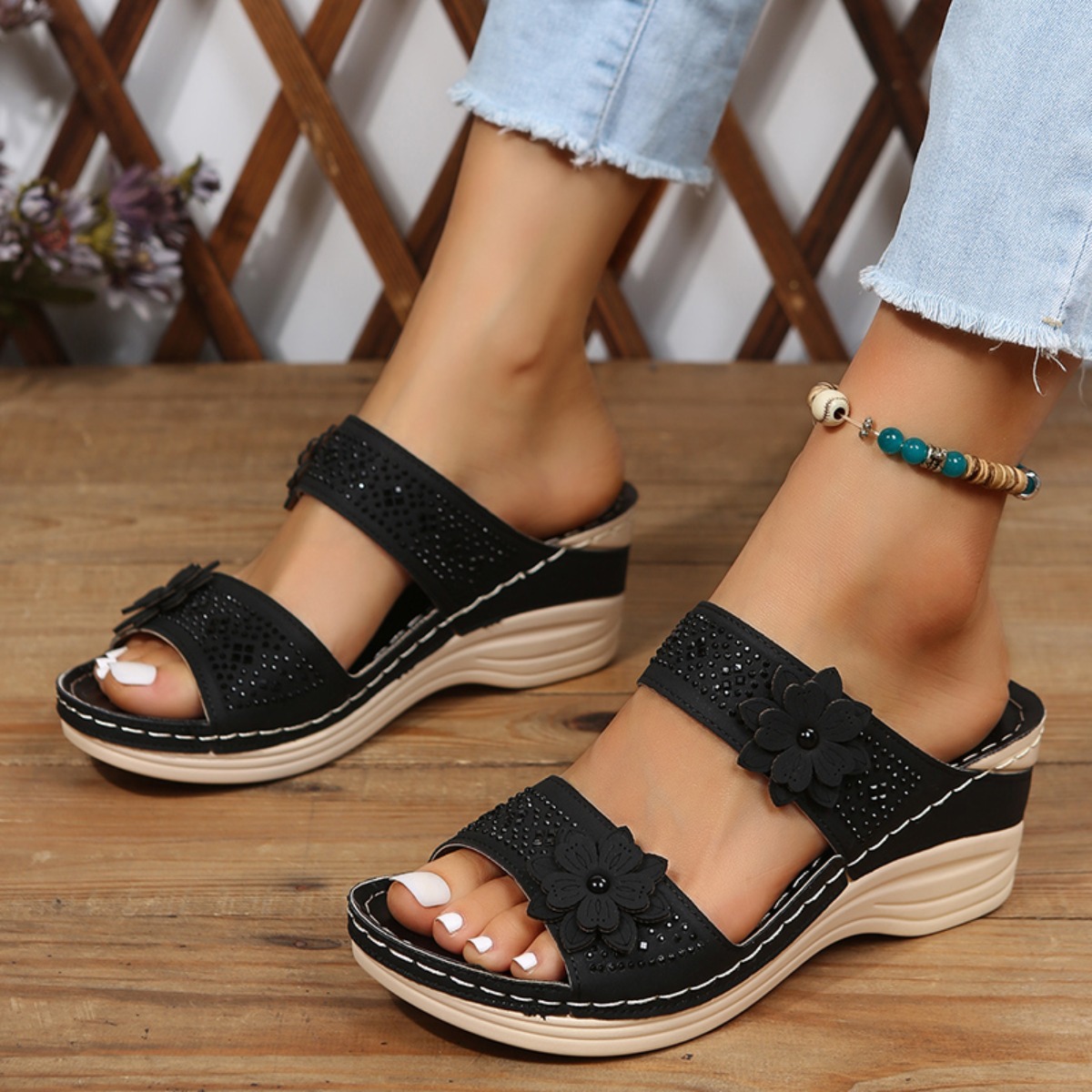 New Fashion Summer Women Wedge - Vintage Fashion Female recensione e prezzo