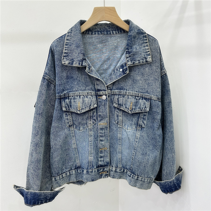 Vintage Women Denim Jackets Em - Patchwork Jean Jacket recensione e prezzo