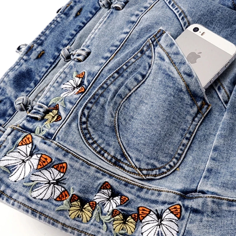 Women 2026 Spring Embroidered  - Patchwork Jean Jacket recensione e prezzo