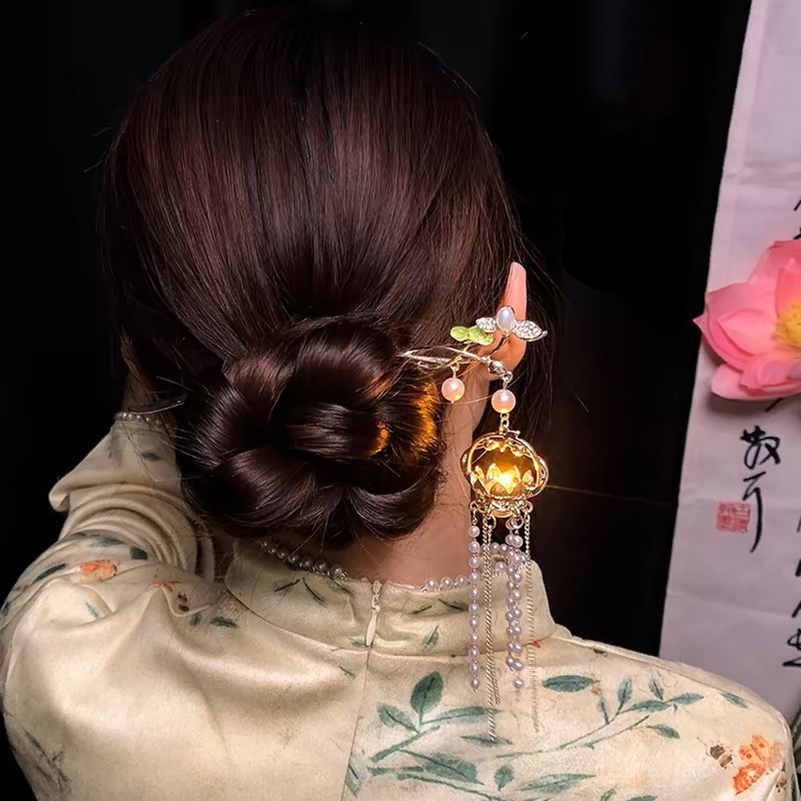 Luminous Flower Hairpin For Wo - Vintage Fashion In Chinese recensione e prezzo